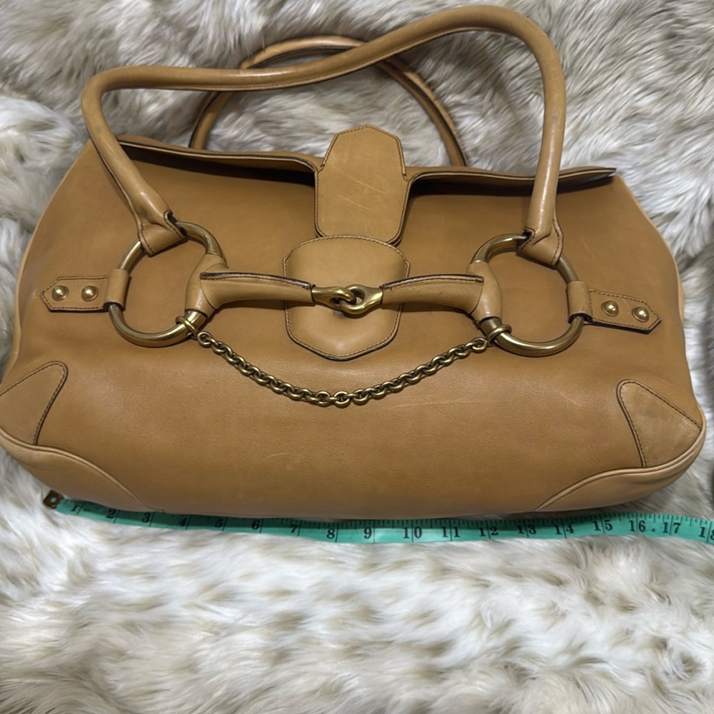 Gucci Women's Tan Leather Bag - Picture 14 of 16